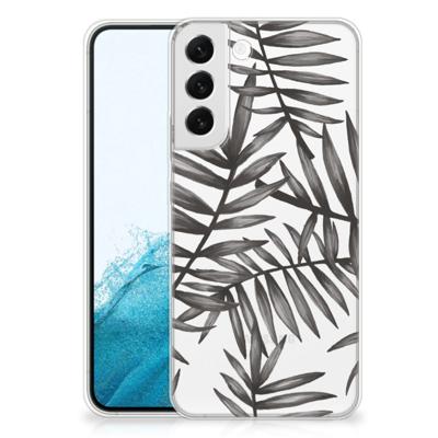 Samsung Galaxy S22 Plus | TPU Case | Leaves Grey Samsung Galaxy S22 Plus | TPU Case | Leaves Grey
