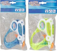 Splash & Fun waterpistool transparant, 16 cm, 2 assorti - thumbnail