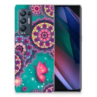 OPPO Find X3 Neo | Hoesje maken | Cirkels en Vlinders