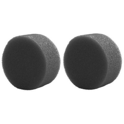 Ecologisch grimeer sponsje - 2x - rond - antraciet - Natuurlijk make up sponsje - Grimeersponsje