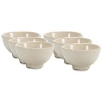 Set van 6x stuks serveer/dessertschaaltjes van porselein 11 cm Set van 6x stuks serveer/dessertschaaltjes van porselein 11 cm