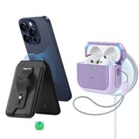 Orbit Hybrid Everyday-Carry Bundle for AirPods 4 - Purple