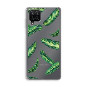 Lange bladeren: Samsung Galaxy A12 Transparant Hoesje