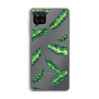 Lange bladeren: Samsung Galaxy A12 Transparant Hoesje