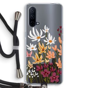 Painted wildflowers: OnePlus Nord CE 5G Transparant Hoesje met koord