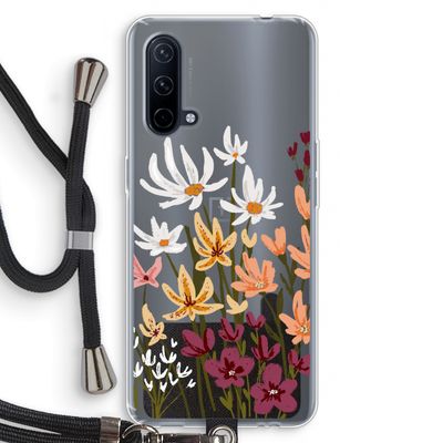 Painted wildflowers: OnePlus Nord CE 5G Transparant Hoesje met koord