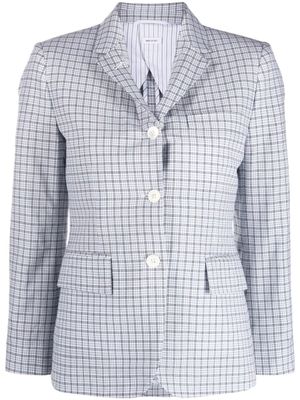 Thom Browne Blazer met enkele rij knopen - Wit