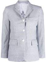 Thom Browne Blazer met enkele rij knopen - Wit - thumbnail