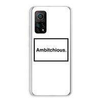Ambitchious: Xiaomi Mi 10T 5G Transparant Hoesje