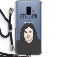 Let It Snow: Samsung Galaxy S9 Plus Transparant Hoesje met koord