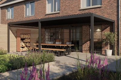 Alvaro terrasoverkapping 360 x 800 antraciet