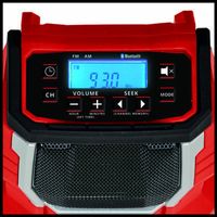 Einhell TC-RA 18 Li BT - Solo Bouwradio FM Bluetooth Rood - thumbnail