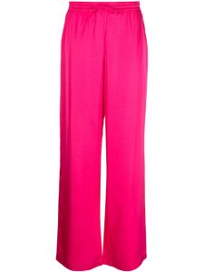 Yves Salomon pantalon palazzo à design uni - Rose