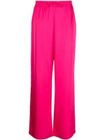 Yves Salomon pantalon palazzo à design uni - Rose