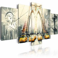 Schilderij - New York in beeld , 5 luik - thumbnail