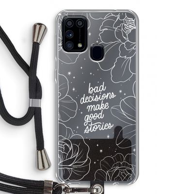 Good stories: Samsung Galaxy M31 Transparant Hoesje met koord
