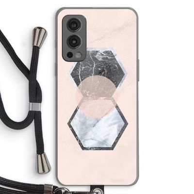 Creatieve toets: OnePlus Nord 2 5G Transparant Hoesje met koord