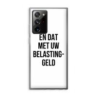 Belastinggeld: Samsung Galaxy Note 20 Ultra / Note 20 Ultra 5G Transparant Hoesje