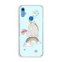 Regenboog eenhoorn: Huawei Y6s Transparant Hoesje