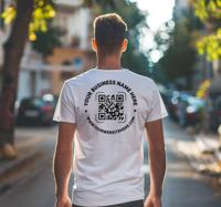 Zakelijke qr-code T-shirt