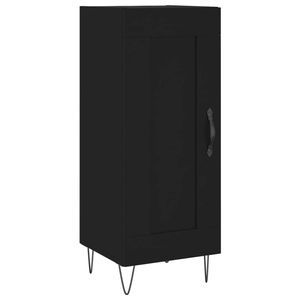 The Living Store Dressoir - - Kast - 34.5 x 34 x 90 cm - Zwart