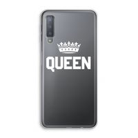 Queen zwart: Samsung Galaxy A7 (2018) Transparant Hoesje Queen zwart: Samsung Galaxy A7 (2018) Transparant Hoesje