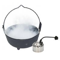 Halloween Heksenketel/kookpot met mistmaker - versiering/feestdecoratie - Horror