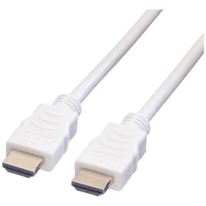 VALUE HDMI High Speed Cable met Ethernet M-M, wit, 7,5 m