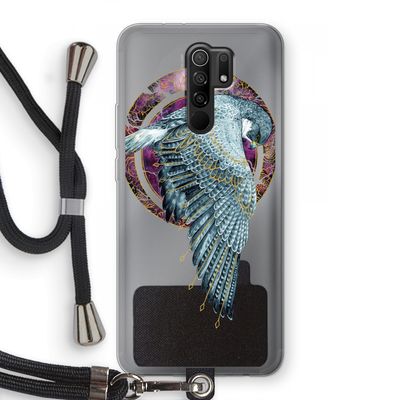 Golden Falcon: Xiaomi Redmi 9 Transparant Hoesje met koord