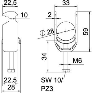 OBO Bettermann 1186023 Beugelklem 1 stuk(s)