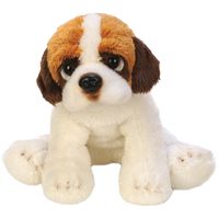 Pluche knuffel dieren Sint Bernhard hond 13 cm - thumbnail