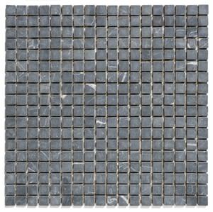 The Mosaic Factory Natural Stone Mozaiek Tegel Vierkant - Nero Anticato Marmer Natural 305x305 mm