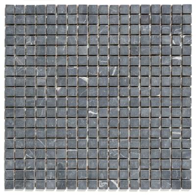 The Mosaic Factory Natural Stone Mozaiek Tegel Vierkant - Nero Anticato Marmer Natural 305x305 mm