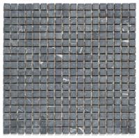 The Mosaic Factory Natural Stone Mozaiek Tegel Vierkant - Nero Anticato Marmer Natural 305x305 mm