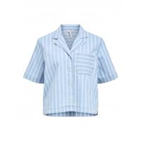 Object - Blauw | Dames | Blouse | Blauw | M | regular | Kamst mode