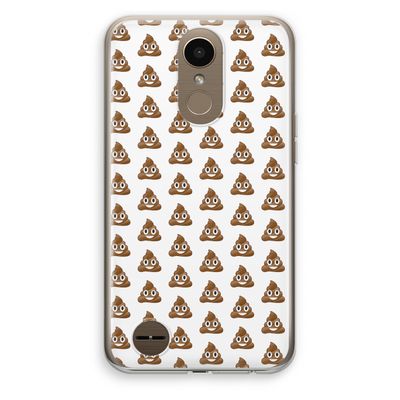 Poop emoji: LG K10 (2017) Transparant Hoesje
