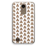 Poop emoji: LG K10 (2017) Transparant Hoesje