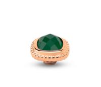 Melano Vivid Bali CZ Square Steentje Ocean Green | Rosé