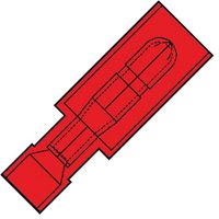 Nylon Geïsol.Rondsteker 4mm voor draad 0,5-1,5 mm2