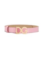 Dolce & Gabbana Kids ceinture à logo - Rose