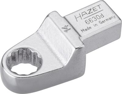HAZET Insteekringsleutel 6630D-14 · 14 x 18 mm insteekvierkant massief · Buitentwaalfkant tractieprofiel · SW 14 mm