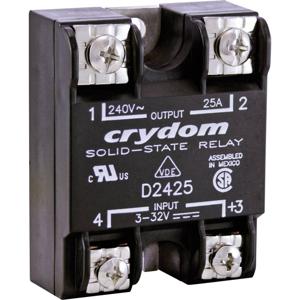 Crydom Halfgeleiderrelais D2425-10 25 A Schakelspanning (max.): 280 V/AC Direct schakelend 1 stuk(s)