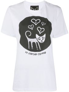 10 CORSO COMO t-shirt à imprimé graphique - Blanc