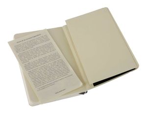 Moleskine notitieboek, ft 9 x 14 cm, effen, soepele cover, 192 bladzijden, zwart