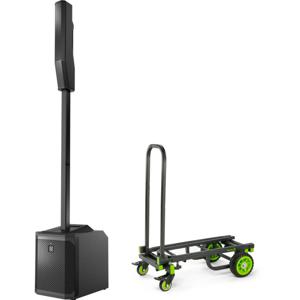 Electro-Voice Evolve 30M zwart + Gravity Cart M 01 B multifunctionele trolley