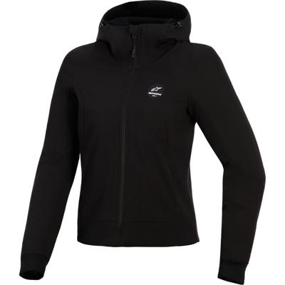 ALPINESTARS Stella Radium Tech Hoodie, Motorhoodie dames, Zwart