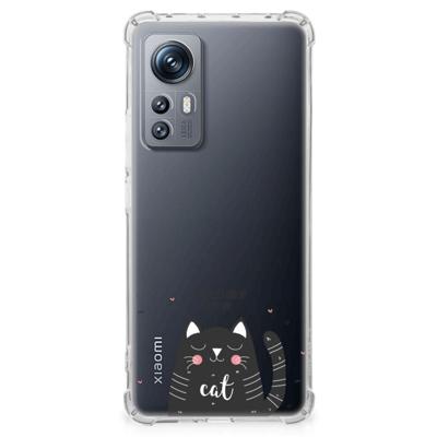 Xiaomi 12 | 12x Stevig | Bumper Hoesje | Cat Good Day