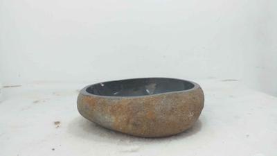 Aufsatzwaschbecken aus Flussstein RM07046, 43*37*15 cm