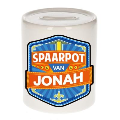 Kinder spaarpot met naam - Jonah - keramiek - met dop - wit - Sparen - Spaargeld van Jonah Kinder spaarpot met naam - Jonah - keramiek - met dop - wit - Sparen - Spaargeld van Jonah