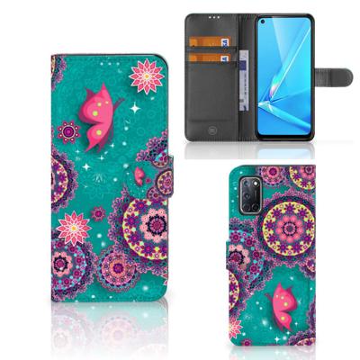 OPPO A72 | OPPO A52 Hoesje Cirkels en Vlinders
